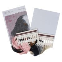 Woof cross stitch kit
