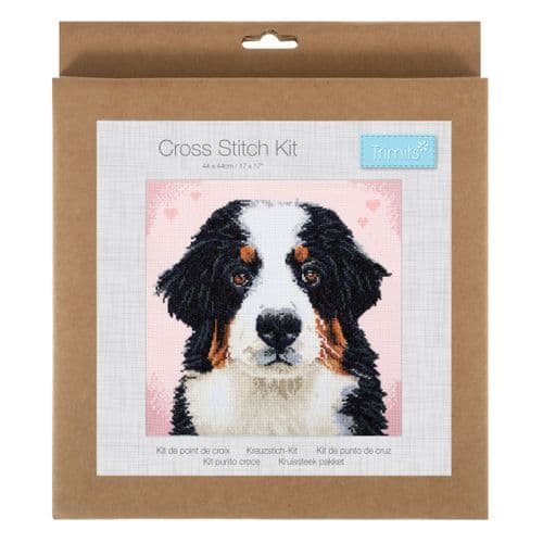 Woof cross stitch kit