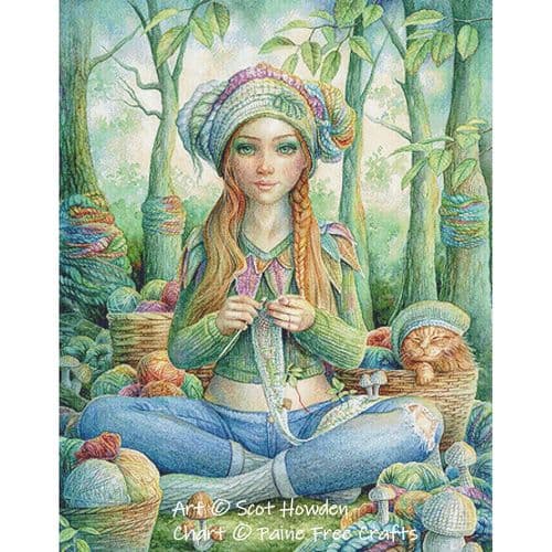 Wool in the Woods by Paine Free Crafts printed cross stitch chart