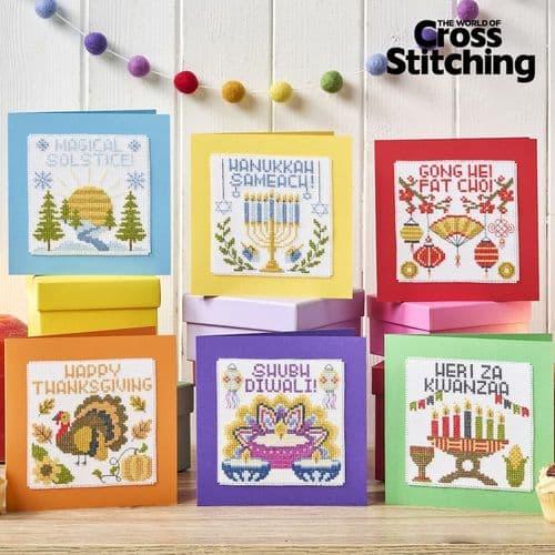 World Festival Winter Celebration Cards WOXS Issue 377 project pack