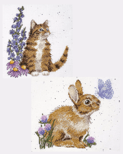Wrendale Calendar Cat and Rabbit WOXS Issue 339 project pack
