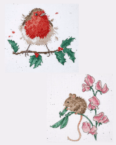 Wrendale Calendar Robin and Mouse WOXS Issue 339 project pack