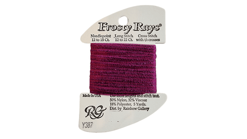 Y387 Fuchsia Swirl Frosty Rays