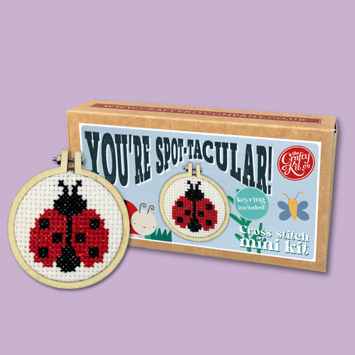 You're Spot-tacular Matchbox Mini Cross Stitch Kit