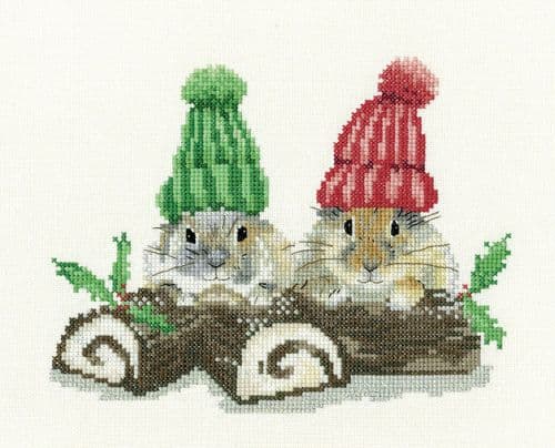 Yule Always Be My Friend cross stitch kit  - Sarah Reilly