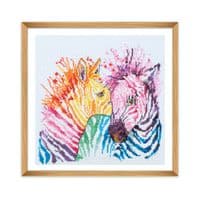 Zebras cross stitch kit