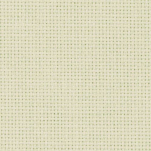 Zweigart 14 Count Aida Pale Sand / Platinum