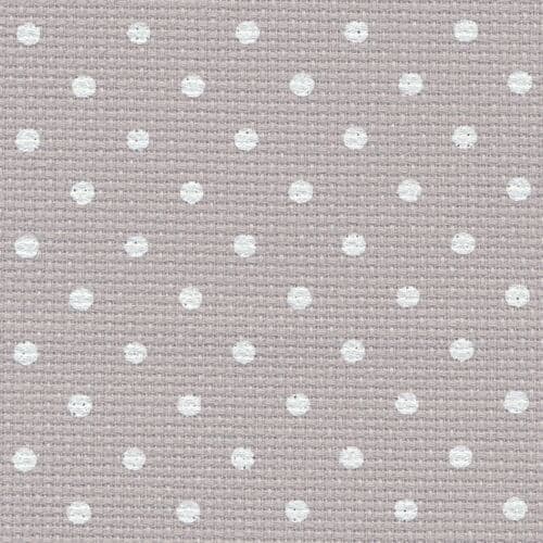 Zweigart 18 Count Aida - Grey Petit Point 7349