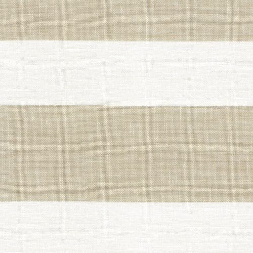 Zweigart 28 Count Cashel Linen White / Taupe Stripes