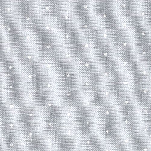 Zweigart 32 Count Belfast Linen Grey with White Mini Dots 20x28cm