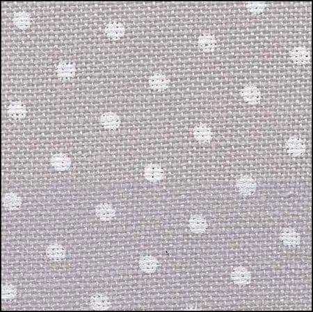 Zweigart 32 Count Murano evenweave Grey Petit Point