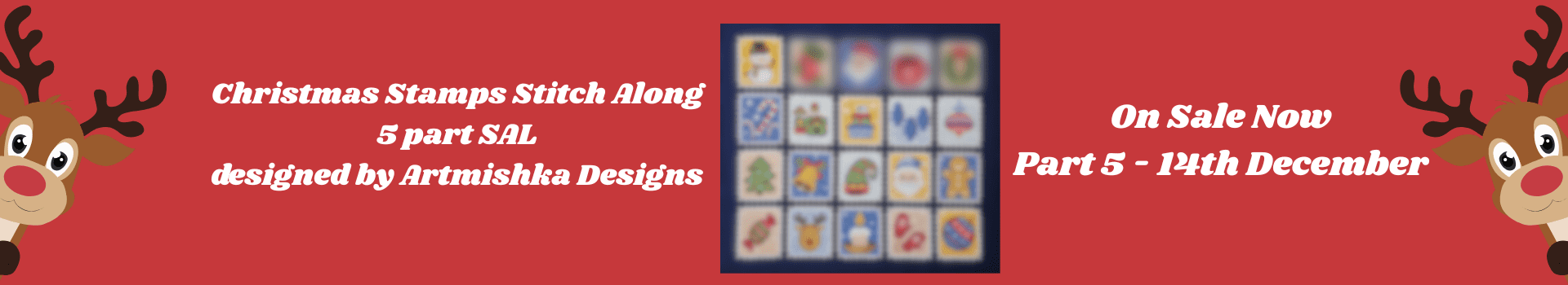 Christmas Stamps Stitch Along