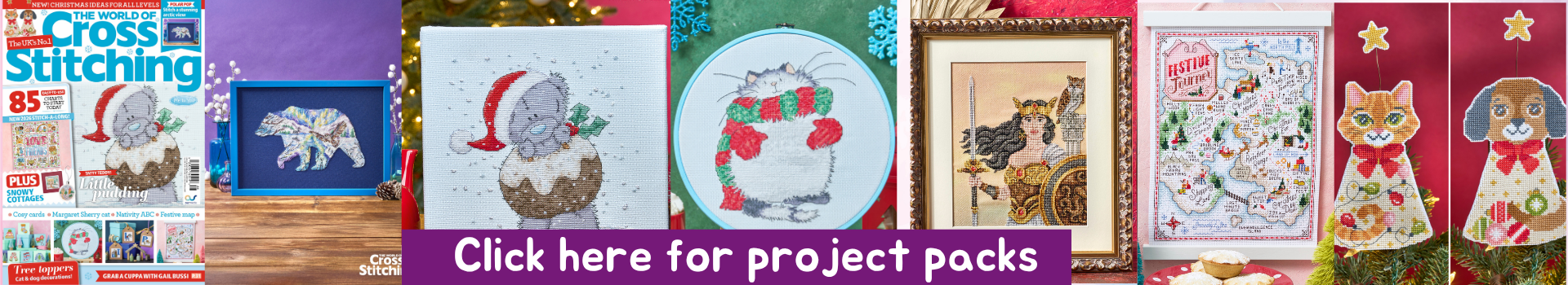 world of cross stitching packs