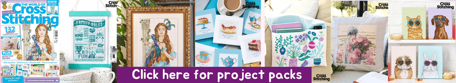 world of cross stitching packs