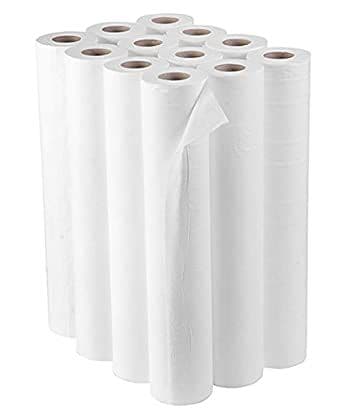 Premium White 20" Couch Roll Hygiene Roll - 40 Metres - 12 Rolls