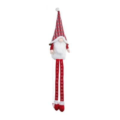 1.2m Red Christmas Gnome Advent Calendar
