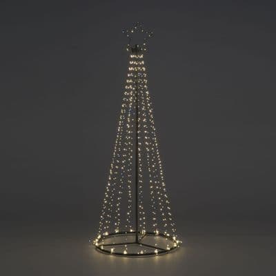 1.8m Maypole 560 Warm White LED Tree Twinkle Outdoor Christmas Decoration