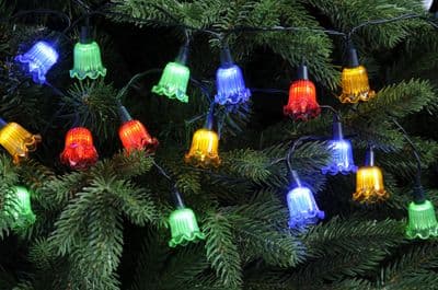 20 Multicolour Petal Timer Lights Multi Function