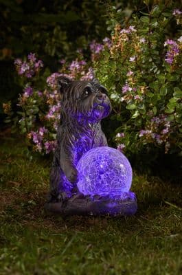 20cm Smart Soar Powered Mystic Dog Colour Changing Crackle Ball