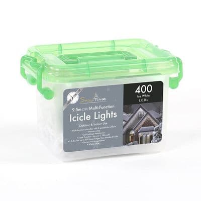 400 Ice White LED Icicle Chasing Lights Outdoor/Indoor CL09741