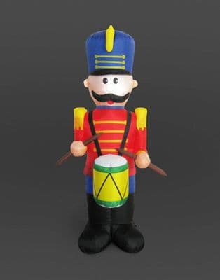 8ft Inflatable Soldier Outdoor Christmas Decoration LED Lights