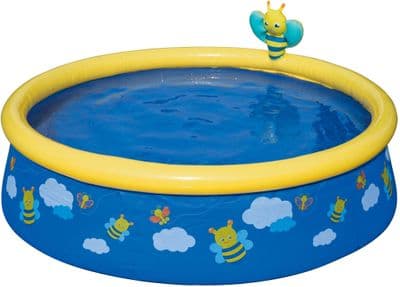 Bestway My First Fast Set Spray Paddling Pool  - Bumblebee - 57326