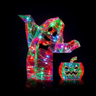 Halloween Decorations Dream Lights Ghost or Pumpkin  Outdoor In