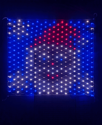 LED Santa Net Light 320 LED Lights 1.2 x 1.3m