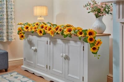 Luxury Sunflower Garland 180cm Autumn Fall Decoration