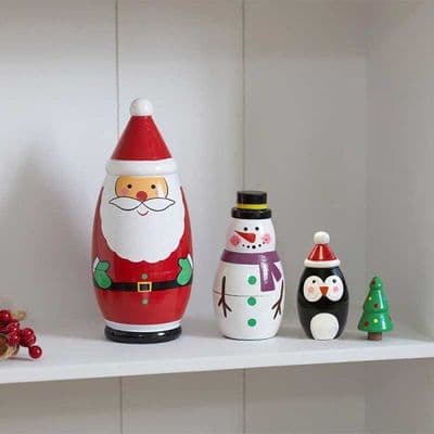 Santa's Secret! 4 in 1 Festive Figurines Three Kings