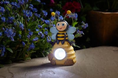 Set of 4 Beez Spotlight Solar LED Garden Ornaments