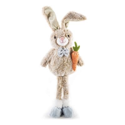 Standing Easter Bunny with Carrot 50cm Spring Decoration