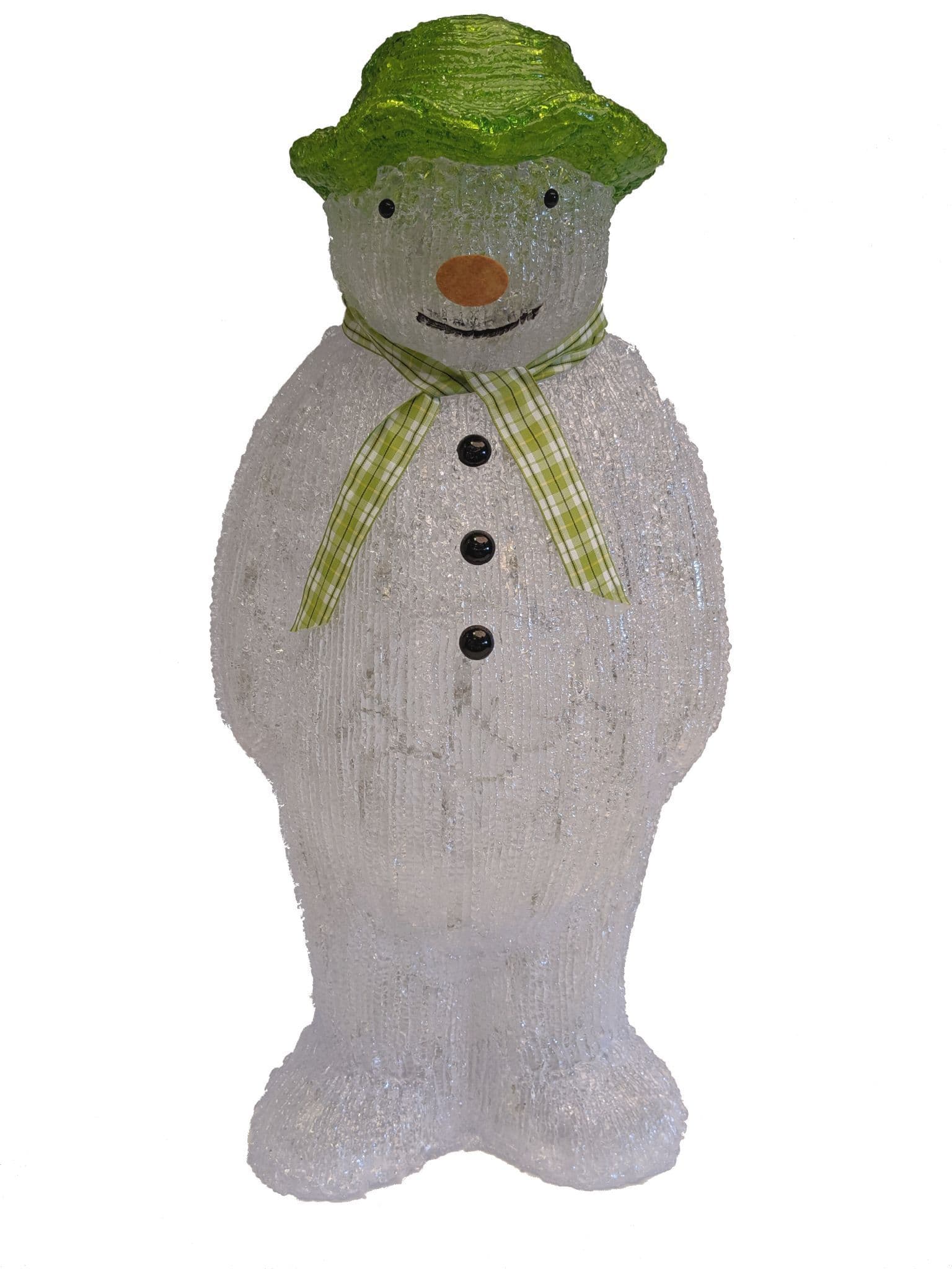 The Snowman Large Acrylic 100 White LED Christmas Decoration