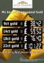 A1 We Buy Gold Display Board