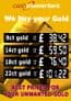 A1 We Buy Gold Display Board
