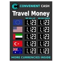 A2 Exchange Rate Display Board