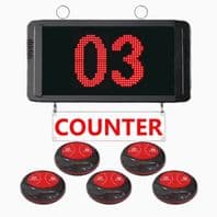 COU87M Post Office 5 Posn. Queue System