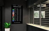HD Digital Exchange Rate Display Board, 80 currencies & 2 promotional