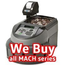 We buy all DeLaRue Talaris and Glory Mach Series Coin Sorters