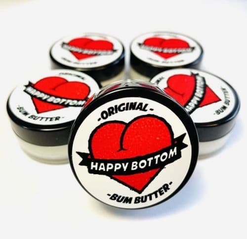 lots of Bum Butter anti friction cream