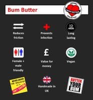 Bum Butter Anti Chafing Cream Small Tub And Big Tub