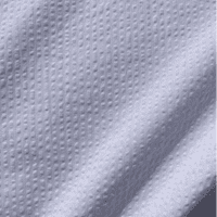 100% Cotton White Seersucker Small Stripes