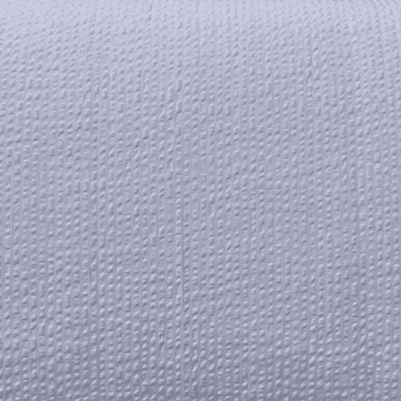 100% Cotton White Seersucker Small Stripes