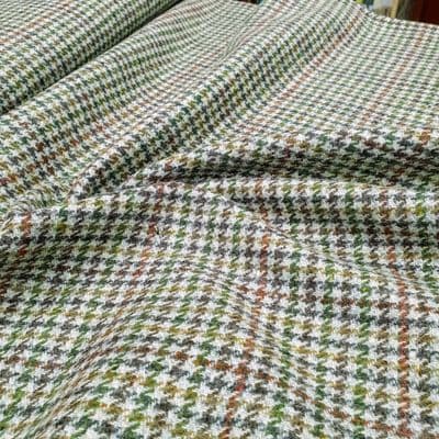 100% Yorkshire Wool Dress Fabric  - Hounds Tooth