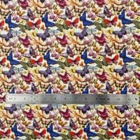 3D Butterflies - Digitally Printed Polycotton Fabric