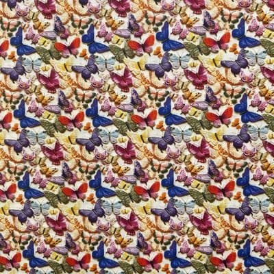 3D Butterflies - Digitally Printed Polycotton Fabric