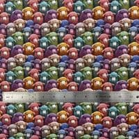 3D Sheep Multi-coloured - Digitally Printed Polycotton Fabric
