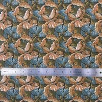 Acanthus Azure - Digitally Printed Polycotton