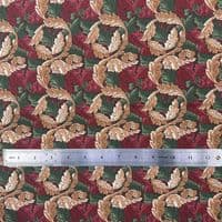 Acanthus Berry - Digitally Printed Polycotton