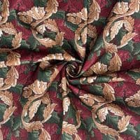 Acanthus Berry - Digitally Printed Polycotton
